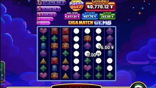 Giga Match Gems - A fantastic slot of cascading wins and explosive multipliers
