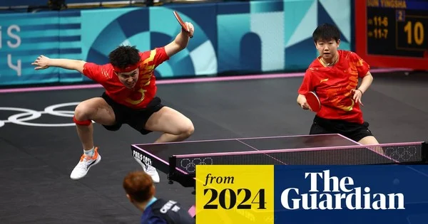 How can you see the value of the rate of change in table tennis when top competitors fail?