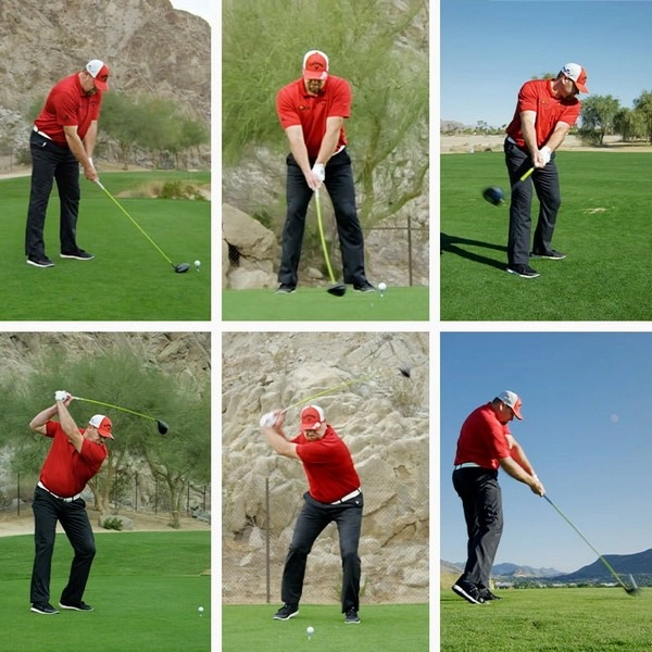 What makes golf long drive outcomes unreliable?