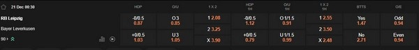 prediction RB Leipzig vs Bayer Leverkusen 21122025