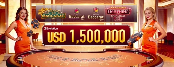 Evolution Live Baccarat Mega Cash Drop Series