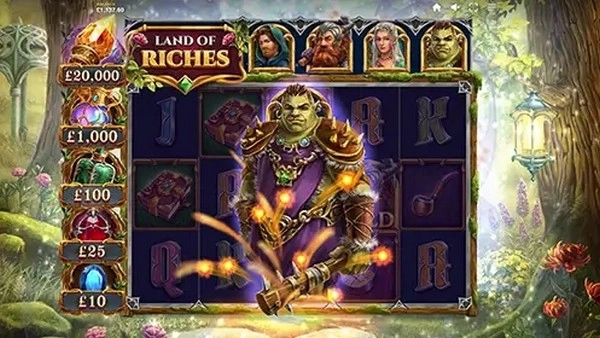 The Land of Wealth creates mythical wealth through the guardians of constant progress and uniqueness.